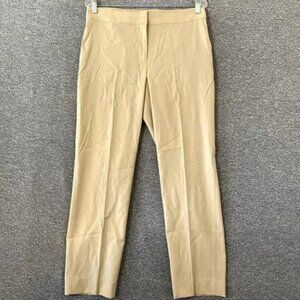 NEW St. John Women's Size 8 Beige Wool Tapered Leg Emma Dress Pants
